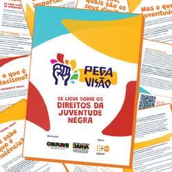 Capa do trabalho ““Pega Visão”: Direitos da Juventude Negra”